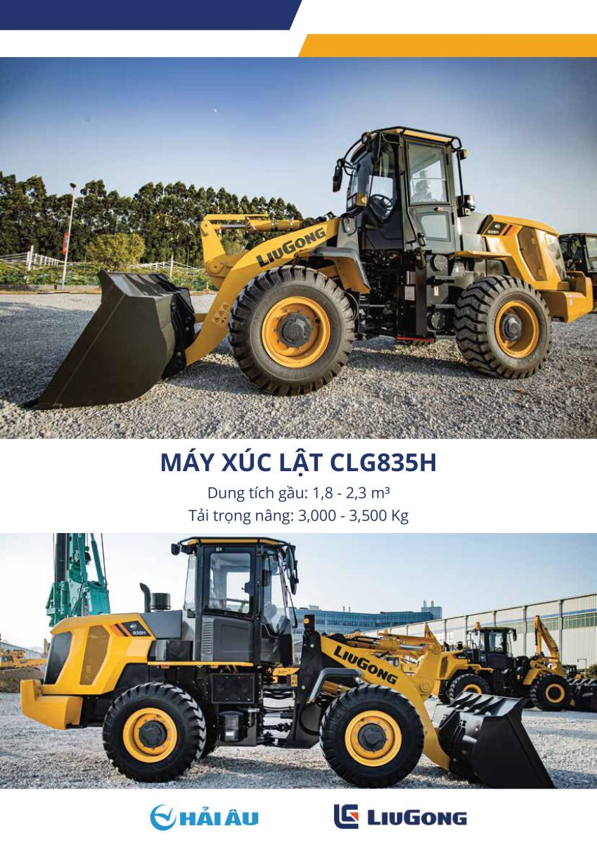 xúc lật liugong hải âu 835h